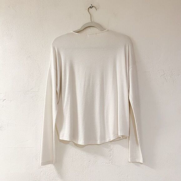 Rag & Bone V Neck Sweater in White Small - Picture 2 of 7